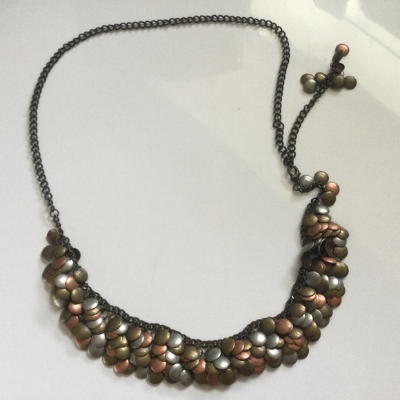 Vintage Women's Adjustable Mixed Metal Chain Belt